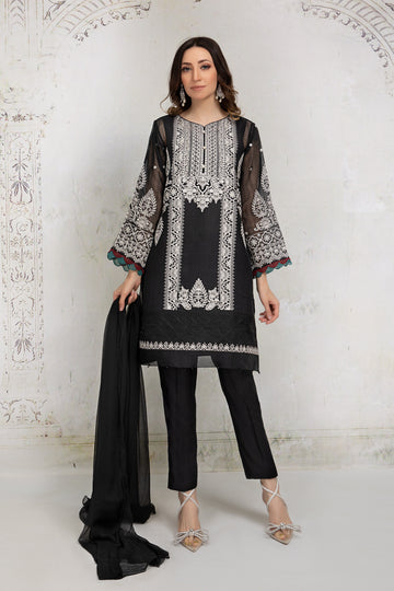Black DW-EA21-36 Maria B Casual Wear 2021